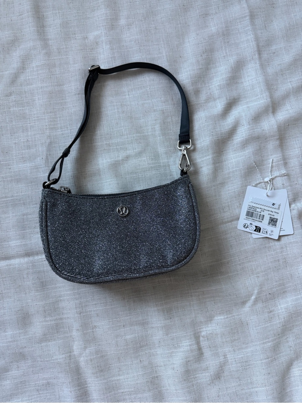 lululemon athletica Sparkle Gray Mini Shoulder Bag